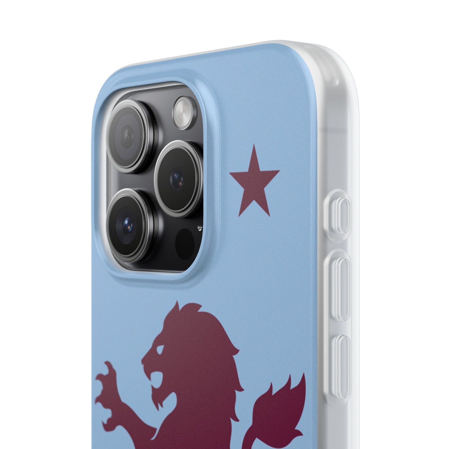 Aston Villa iPhone Flexi Case - iPhone 16, 15, 14, Plus/Pro/Pro Max - Blue