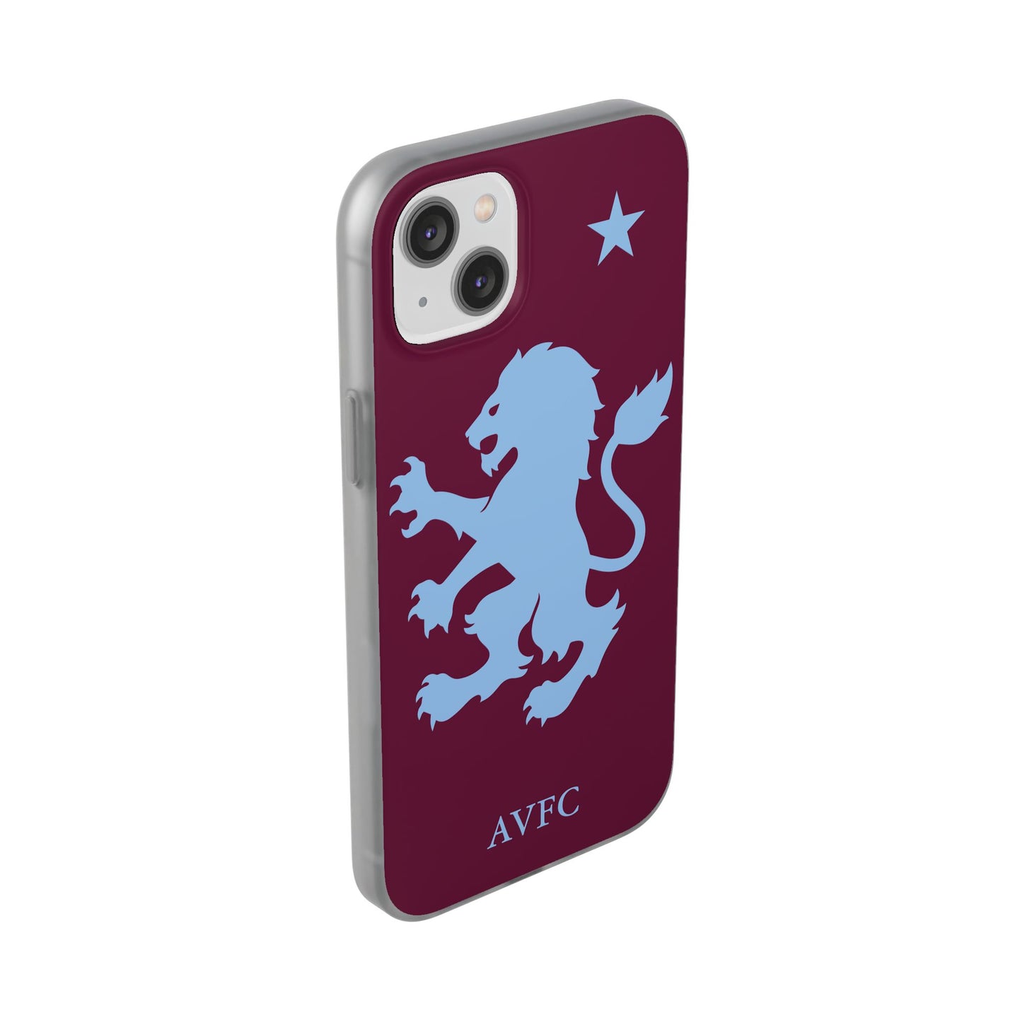 Aston Villa iPhone Flexi Case - iPhone 16, 15, 14, Plus/Pro/Pro Max - Claret