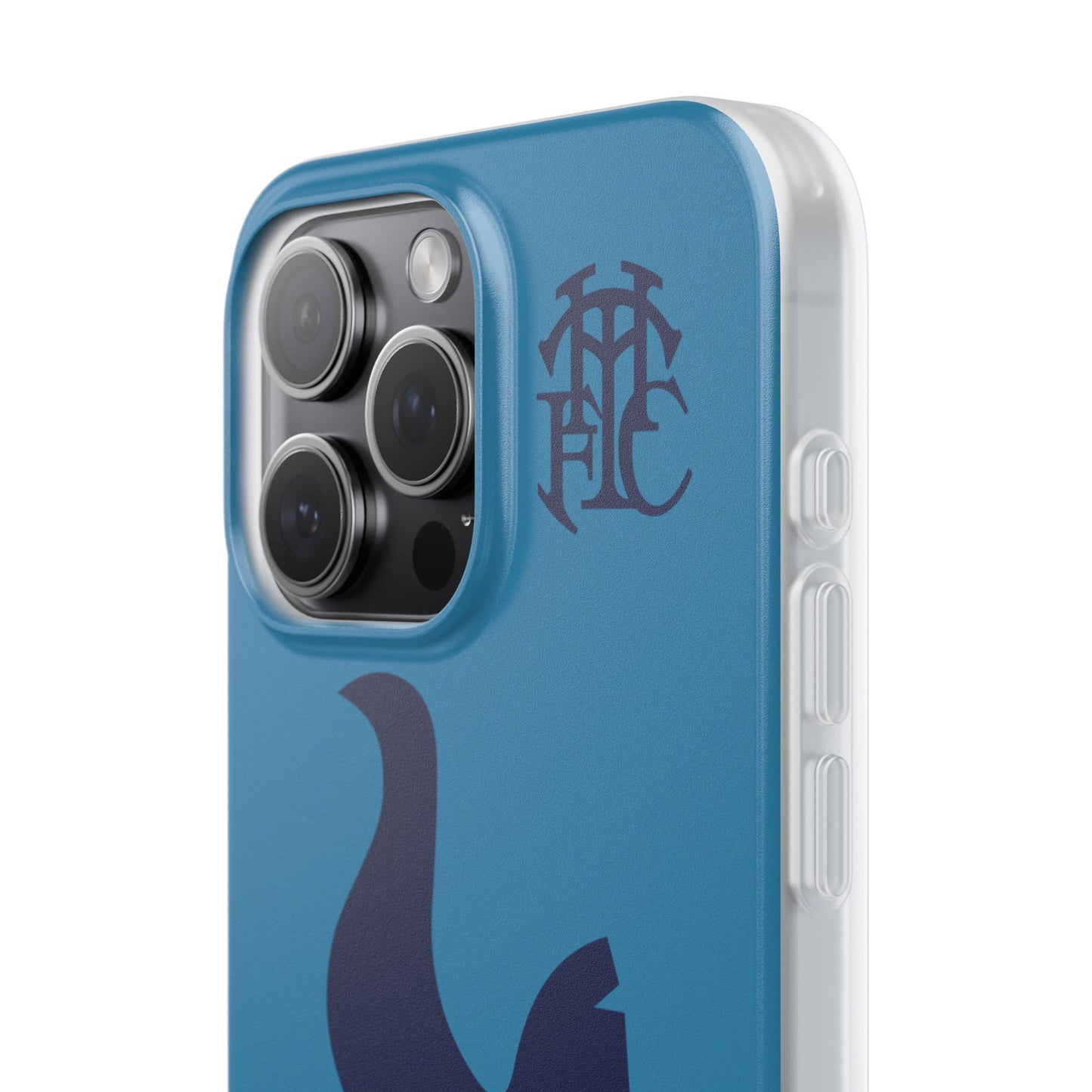 Tottenham Hotspur iPhone Flexi Case - iPhone 16, 15, 14, Plus/Pro/Pro Max - Cyan