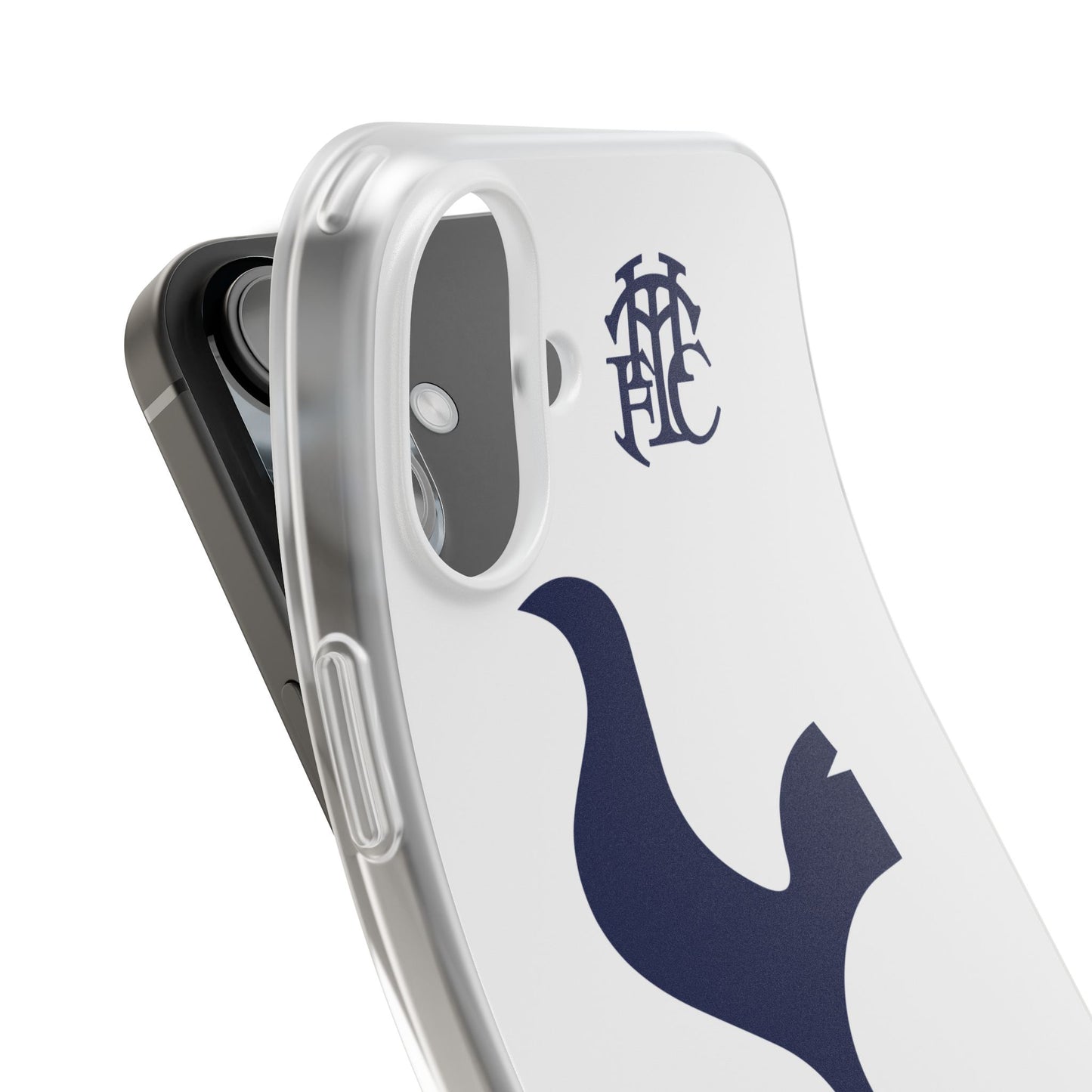 Tottenham Hotspur iPhone Flexi Case - iPhone 16, 15, 14, Plus/Pro/Pro Max - White