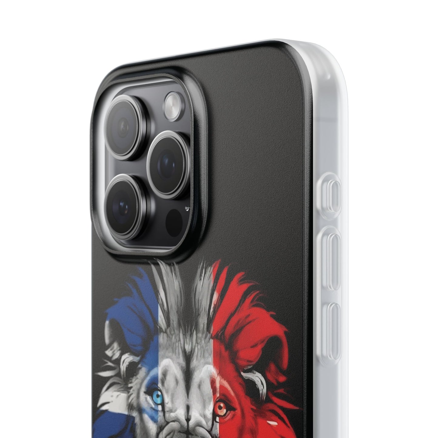 Great Britain Union Jack Lion black iPhone Flexi Case - iPhone 12, 13, 14, 15, 16, Mini/Plus/Pro/Pro Max