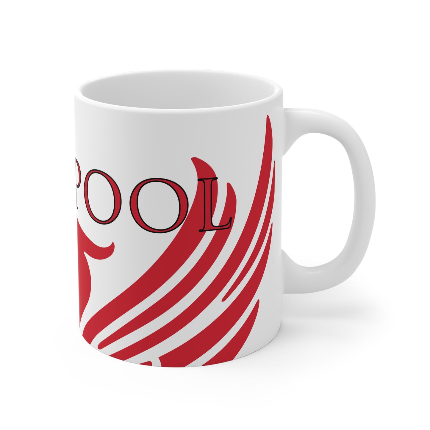 Liverpool Liver Bird Mug - White