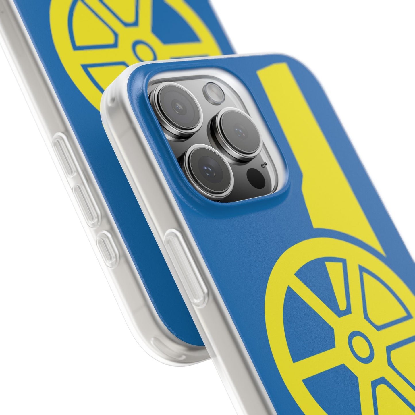 Arsenal Cannon Blue iPhone Flexi Case - iPhone 16, 15, 14, Plus/Pro/Pro Max