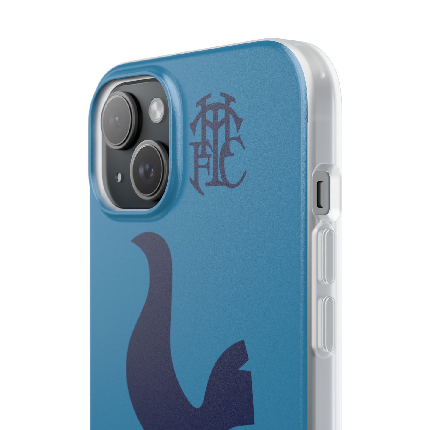 Tottenham Hotspur iPhone Flexi Case - iPhone 16, 15, 14, Plus/Pro/Pro Max - Cyan