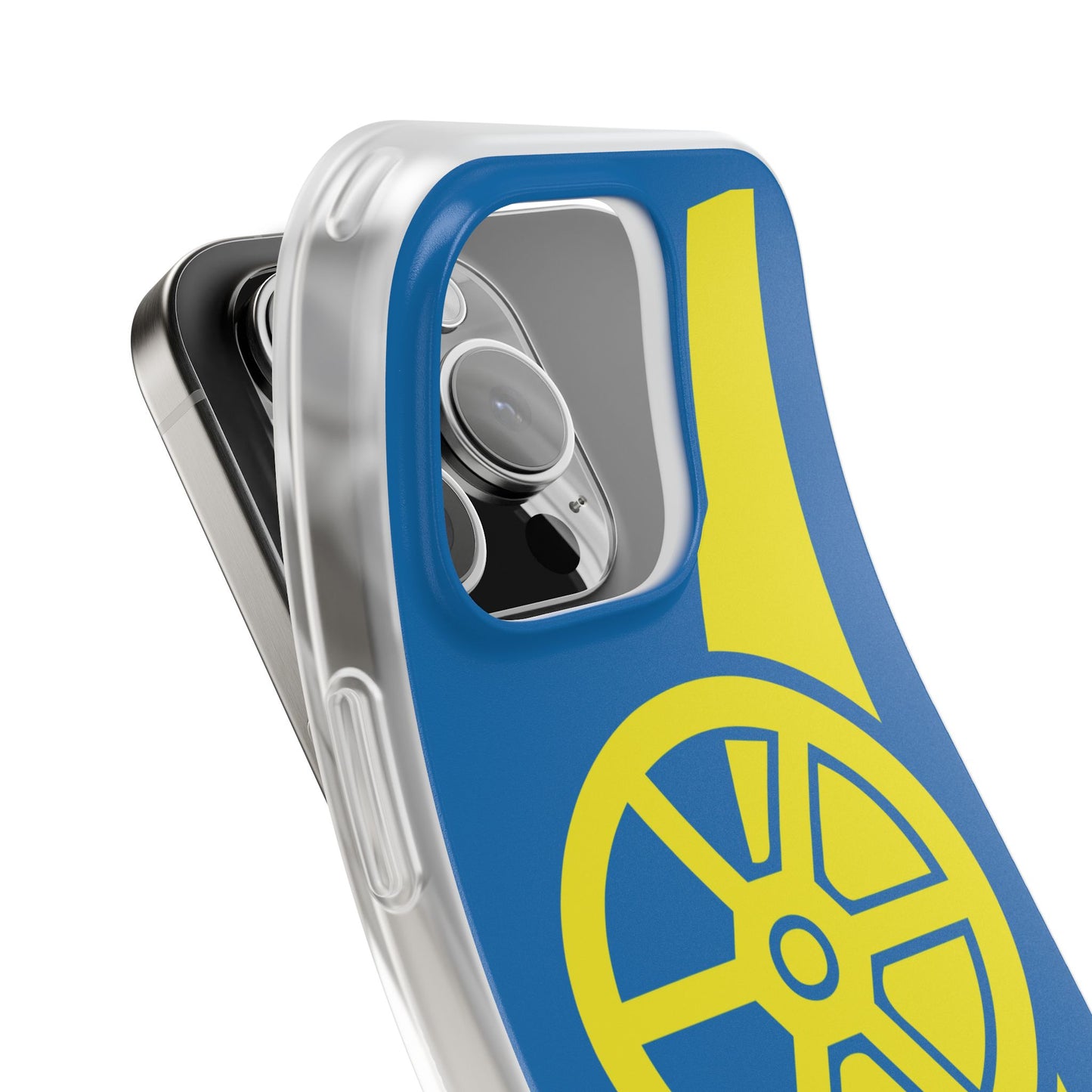 Arsenal Cannon Blue iPhone Flexi Case - iPhone 16, 15, 14, Plus/Pro/Pro Max