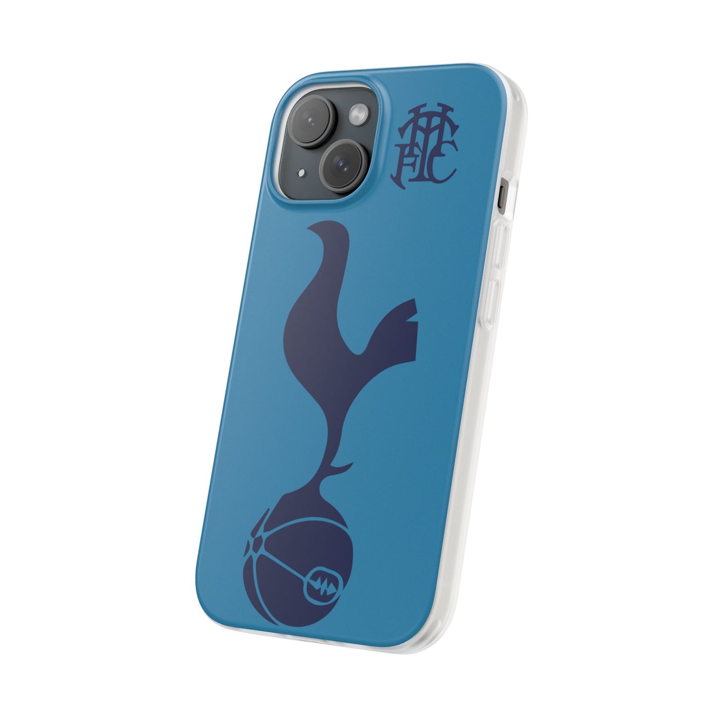 Tottenham Hotspur iPhone Flexi Case - iPhone 16, 15, 14, Plus/Pro/Pro Max - Cyan