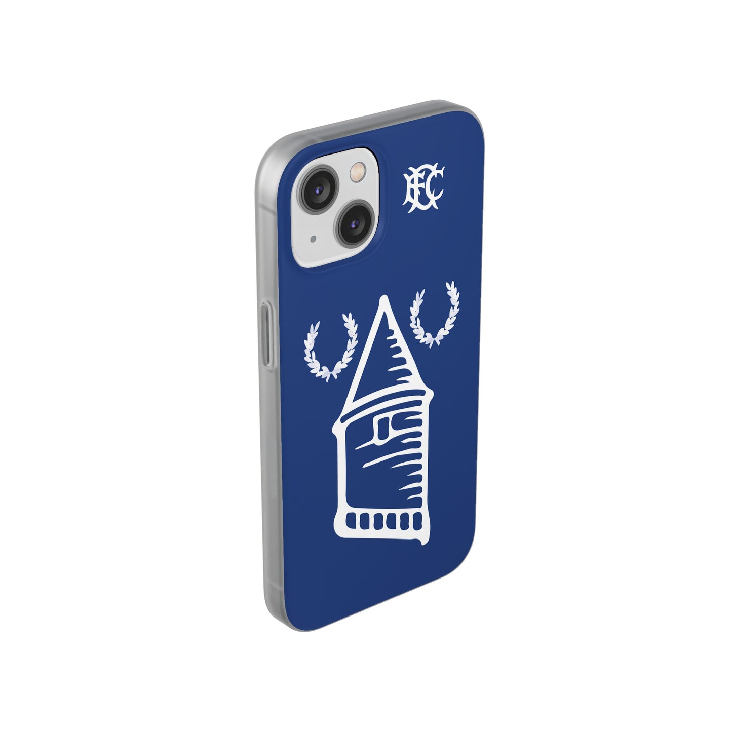 Everton Tower & Monogram Blue iPhone Flexi Case - iPhone 16, 15, 14, Plus/Pro/Pro Max