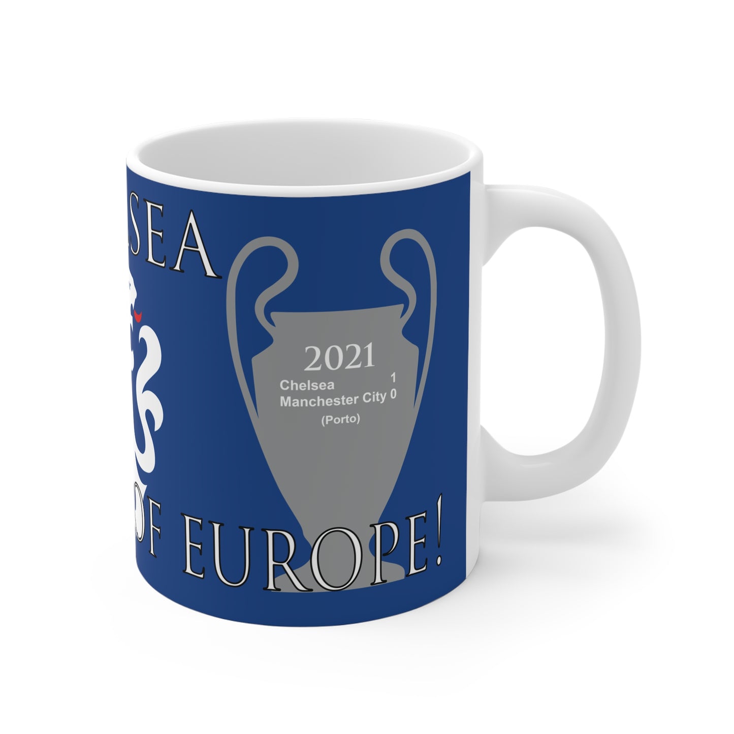 Chelsea Champions of Europe Mug - Blue