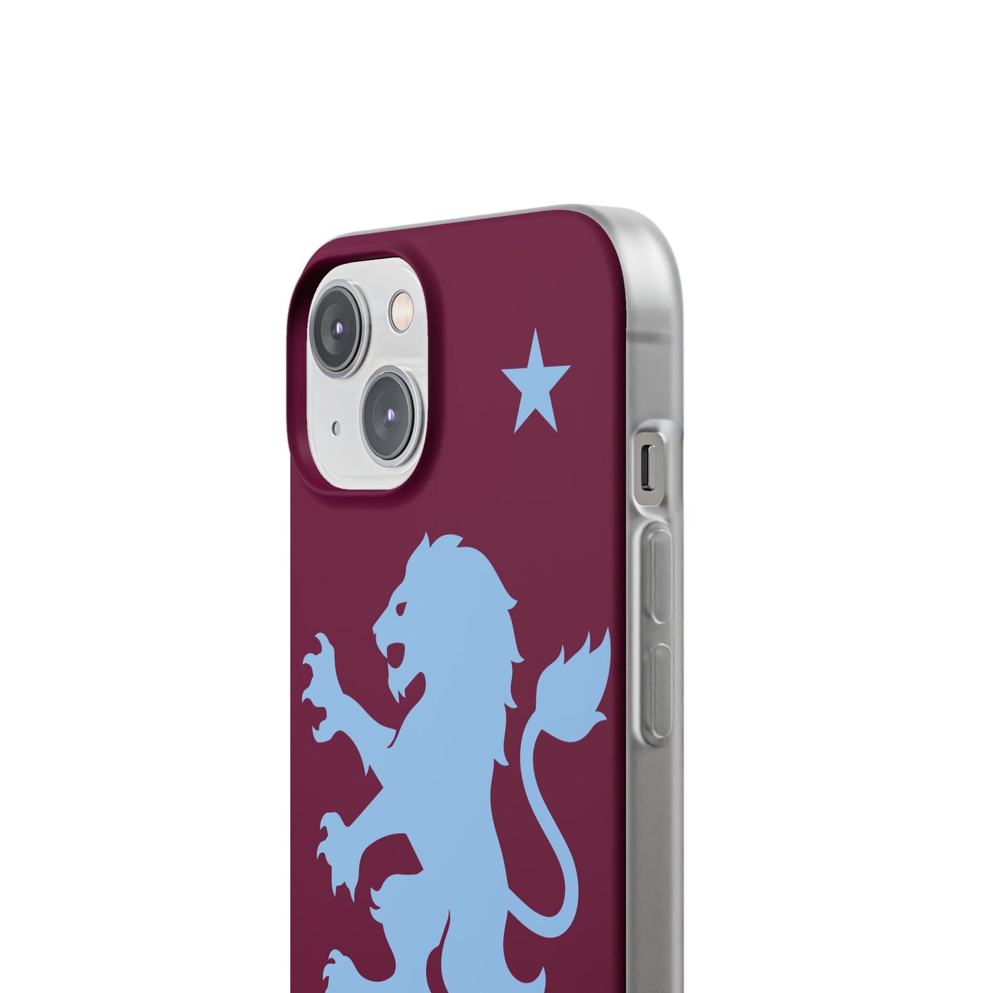 Aston Villa iPhone Flexi Case - iPhone 16, 15, 14, Plus/Pro/Pro Max - Claret