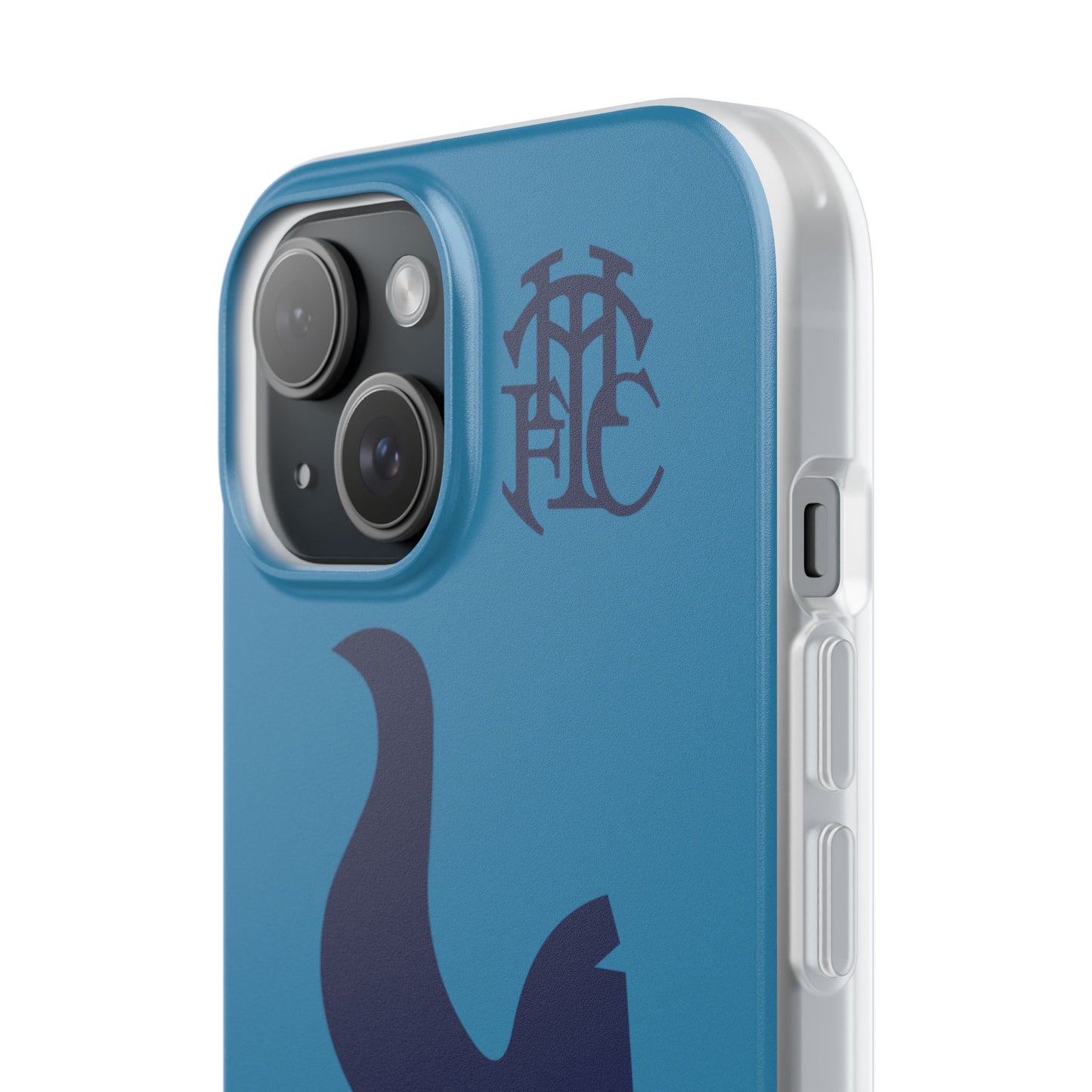 Tottenham Hotspur iPhone Flexi Case - iPhone 16, 15, 14, Plus/Pro/Pro Max - Cyan