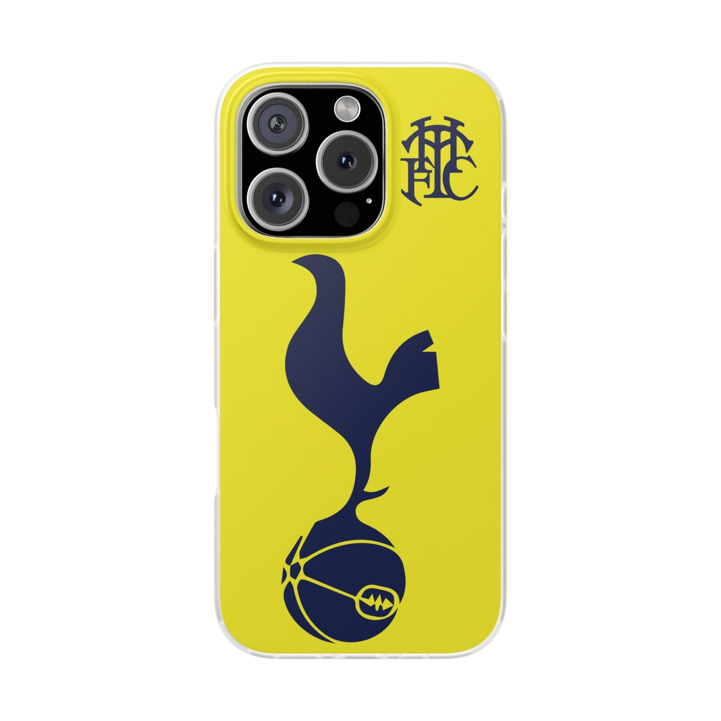 Tottenham Hotspur iPhone Flexi Case - iPhone 16, 15, 14, Plus/Pro/Pro Max - Yellow