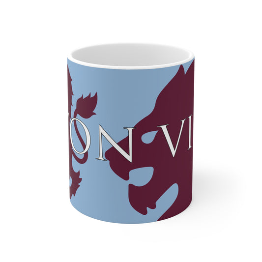 Aston Villa Lion Mug - Blue