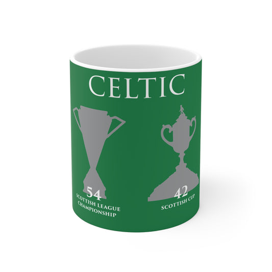 Celtic Trophies Mug - Green