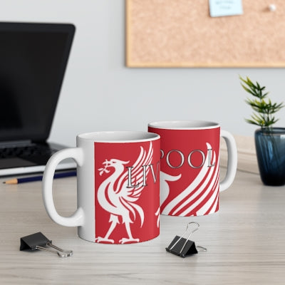 Liverpool Liver Bird Mug - Red