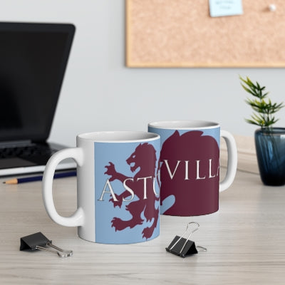 Aston Villa Lion Mug - Blue