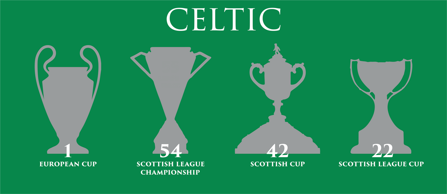 Celtic Trophies Mug - Green