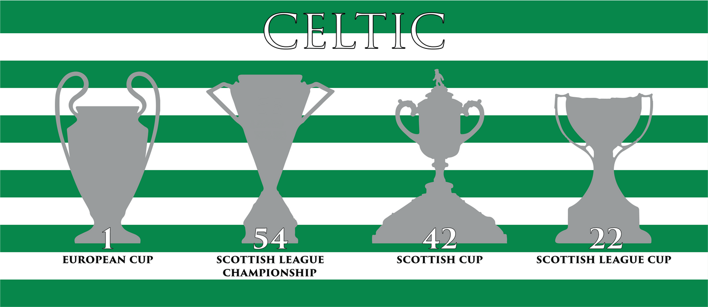 Celtic Trophies Mug - Hoops