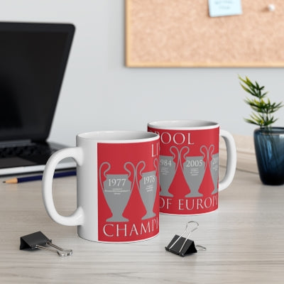 Liverpool Champions of Europe Mug - Red