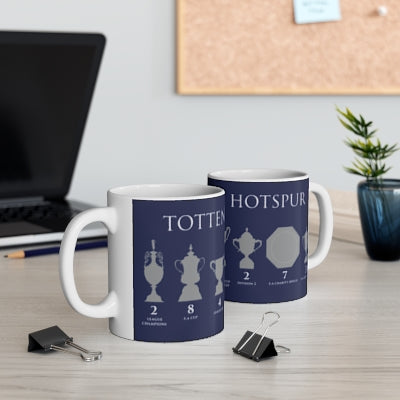 Tottenham Hotspur Trophies Mug - Blue