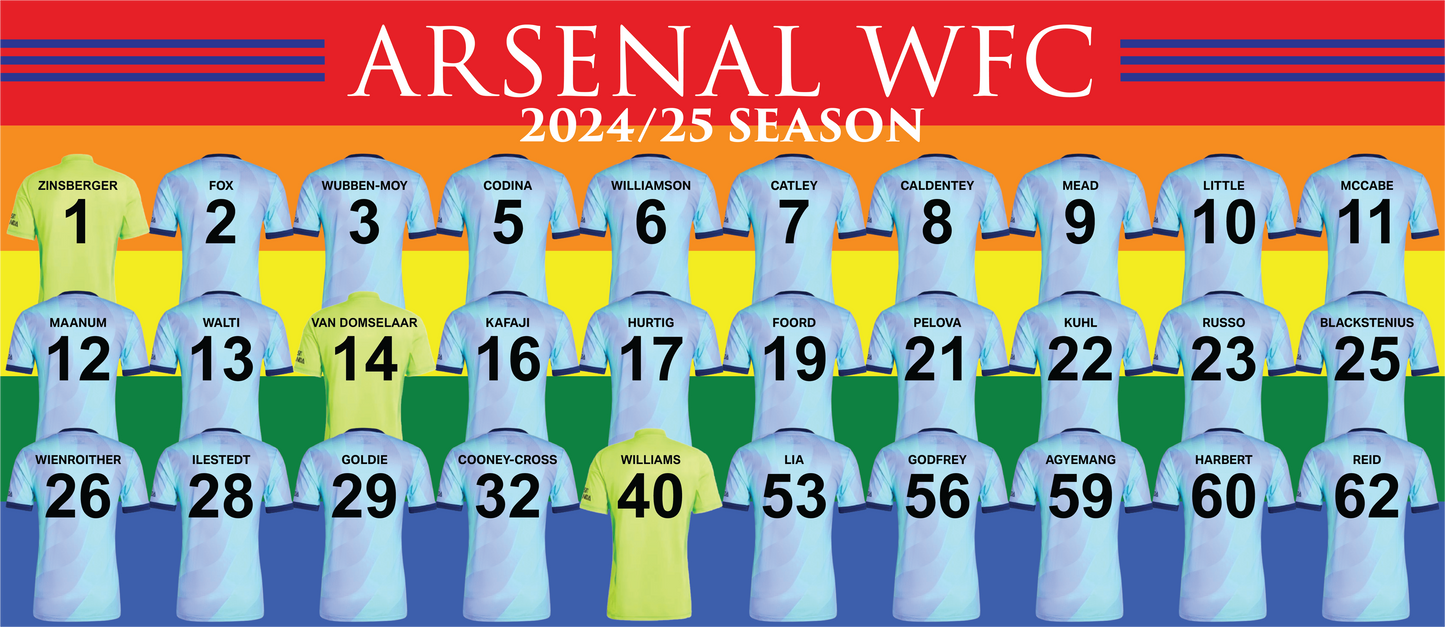 Arsenal Women Third Kit Mug - Rainbow